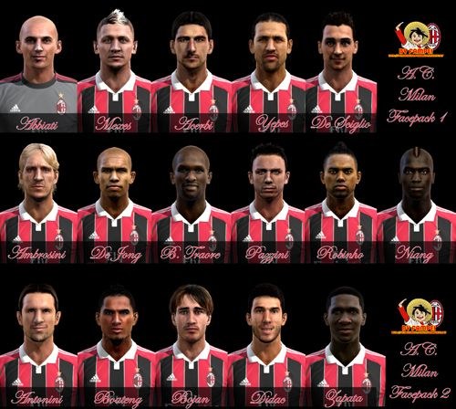 Serie A Milan Facepack