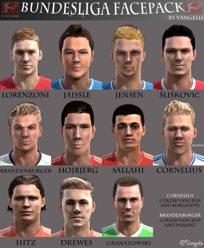 Bundesliga facepack