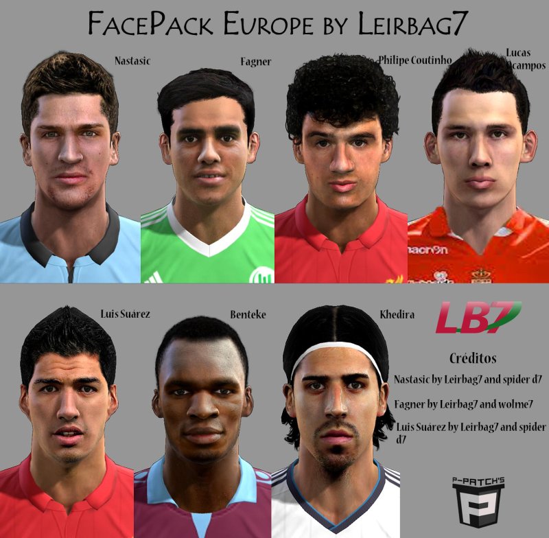 PES 2013 FacePack Europe