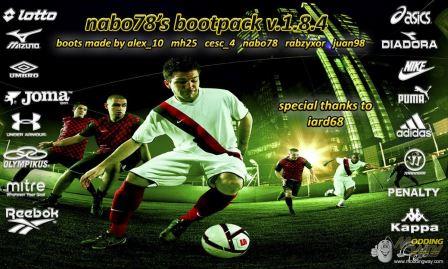 Набор бутс обновление 1.8.4 для FIFA 13