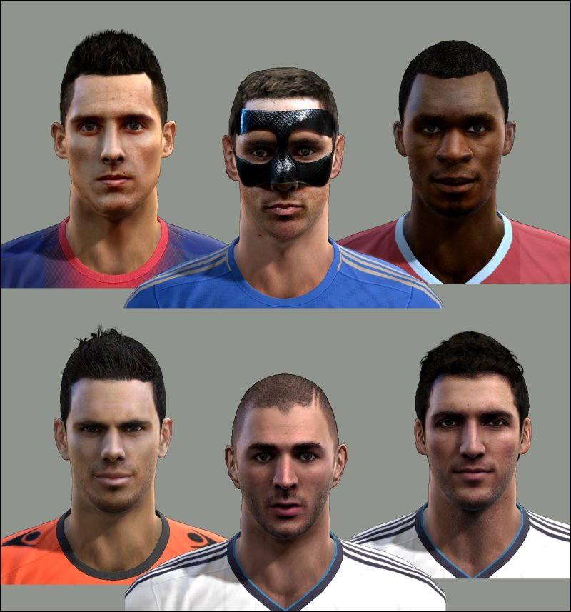PES 2013 Facepack vol. 3