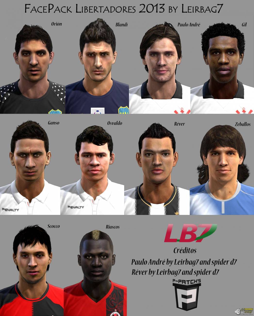 Facepack Libertadores 2013