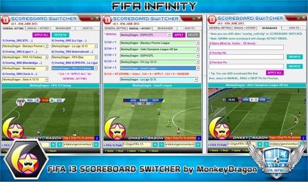 FIFA 13 Switcher переключения табло