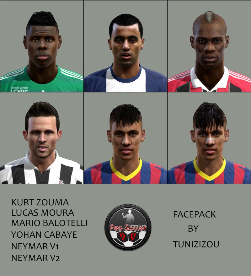 PES 2013 Facepack vol.1 – June 2013