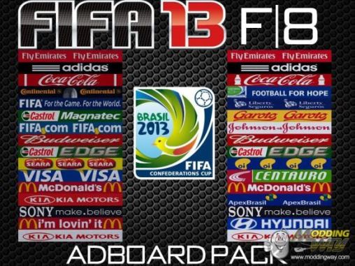 FIFA CONFEDERATIONS CUP 2013 ADBOARD PACK