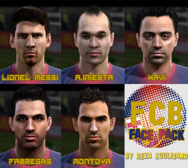 FC Barcelona FacePack v2.0