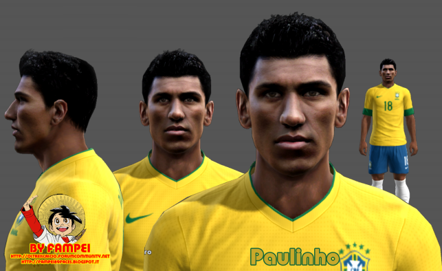 Paulinho PES 2013 Face