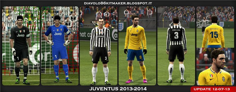 Juventus 2013-14 Kits (UPDATE 12-07-13)