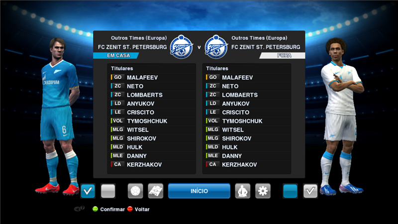 Zenit 2013/14 Kits