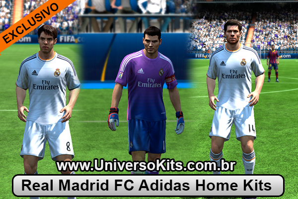 Real Madrid FC Adidas Home Kits 13/14