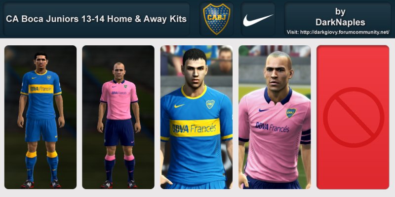 Boca Juniors 2013/14 Kits
