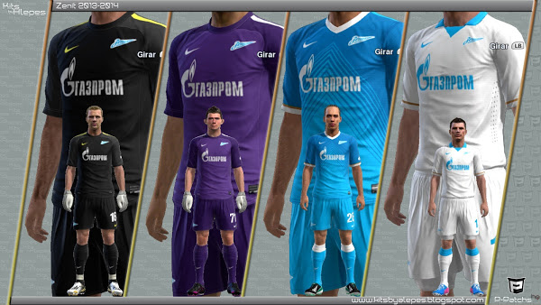 Zenit 2013/14 Kits (August Version)