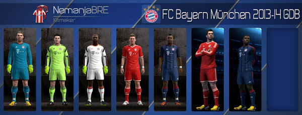 Bayern Munchen 2013/14 Kits (August Version)
