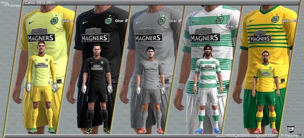 Celtic 2013/14 Kits (August Version)
