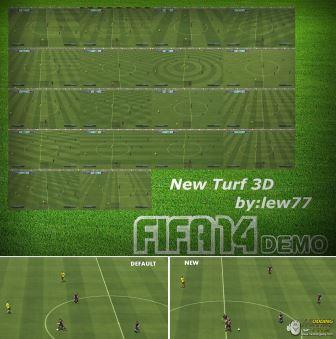 NEW TURF 3D BY LEW 77 FIFA 14 DEMO