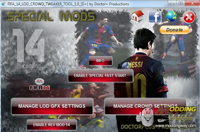 FIFA 14 DEMO LOD AND CROWD TOOL 1.0