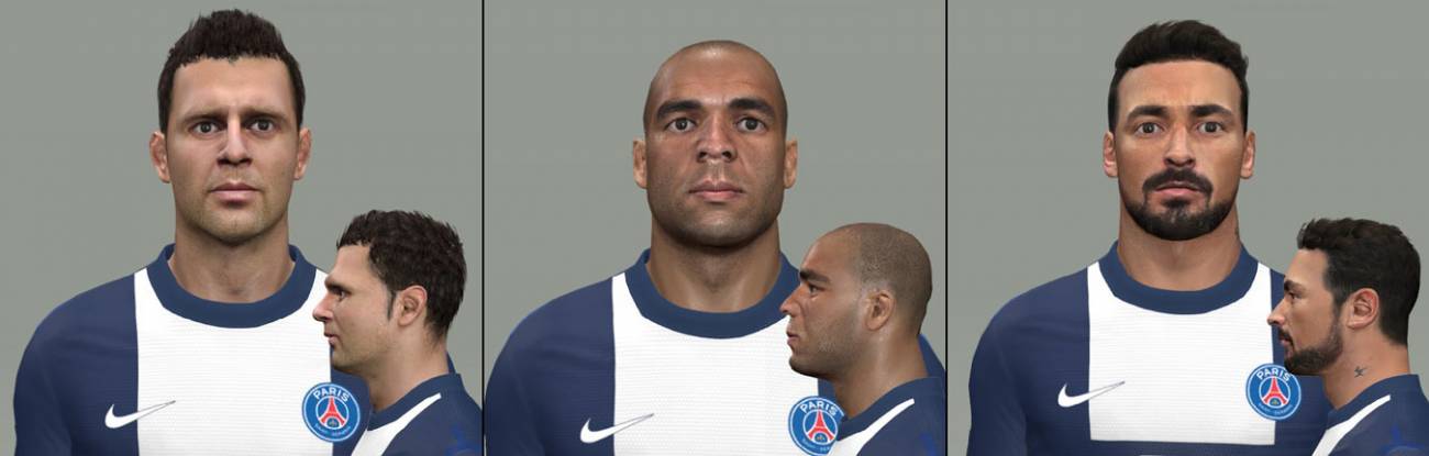 Lavezzi, Thiago Motta, Alex