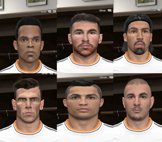 Real Madrid Facepack PES 2014
