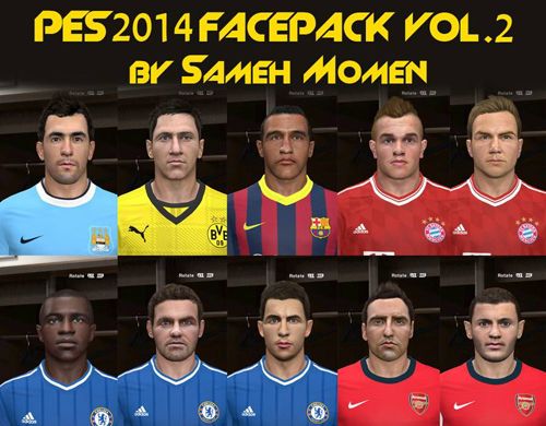 Facepack vol.2 PES 2014