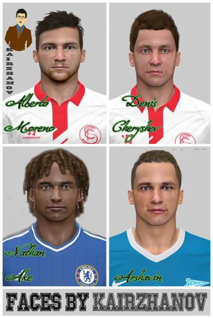 Пак лиц для PES 2014 - Kairzhanov