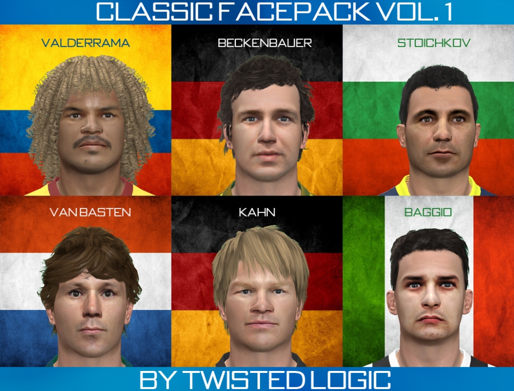 PES 2014 Classic Facepack Vol.1