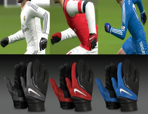 PES 2014 Nike player gloves pack