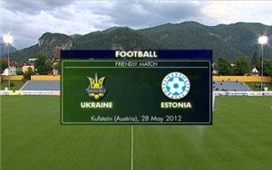 Украина - Эстония / Товарищеский матч 2012