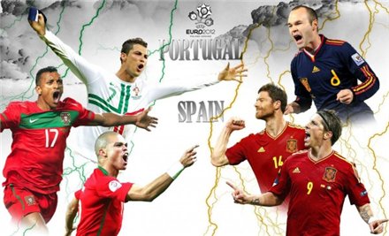 Португалия - Испания / Чемпионат Европы 2012 / 1/2 финала