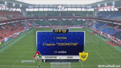 Локомотив - Анжи / Чемпионат России 2012-13 / 15-й тур