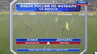 Анжи - Динамо Москва / Кубок России 2012-13 / 1/4 финала
