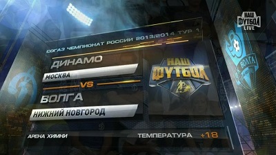 Динамо М – Волга / Чемпионат России 2013-2014 / 1 тур