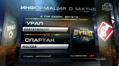 Урал - Спартак М / Чемпионат России 2013-14 / 2-й тур