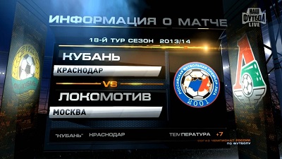 Кубань - Локомотив / Чемпионат России 2013-14 / 18-й тур