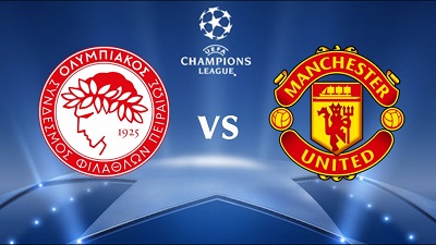 Олимпиакос - Манчестер Юнайтед / Лига Чемпионов 2013-14 / 1/8 Финала / Первый Матч
