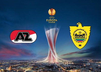 АЗ Алкмар - Анжи / Лига Европы 2013-14 / 1/8 финала