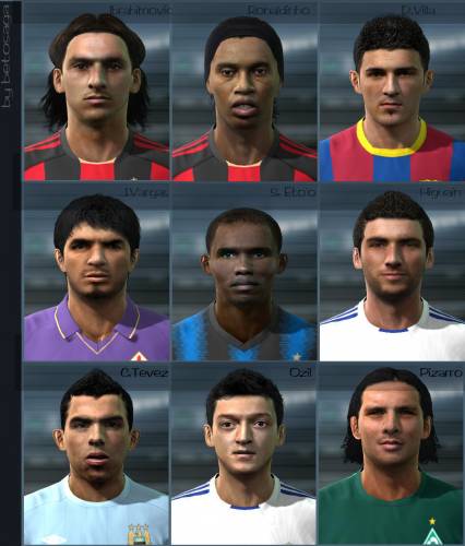 Pack faces v1 and 2