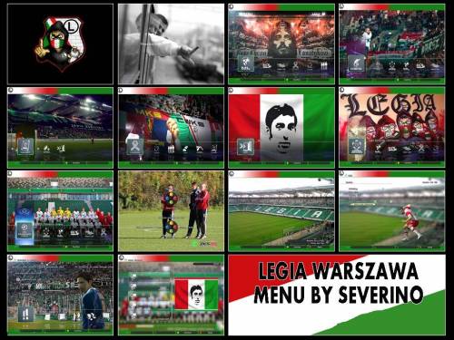 Меню клуба Legia Warszawa