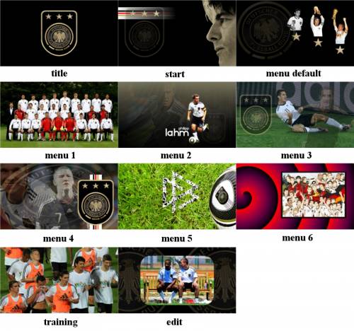 Меню сборной Германии
