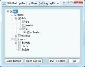 FHL Backup Tool для Fifa 2011