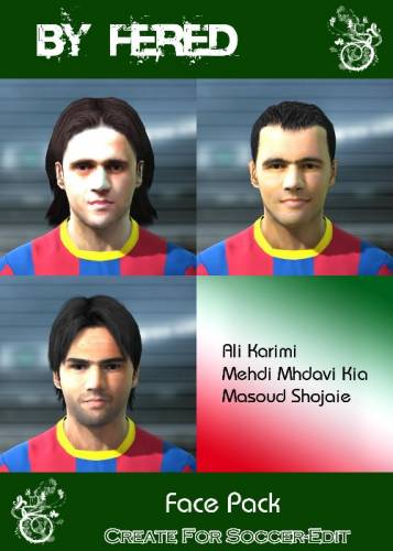 Небольшой пак лиц для pes 2011