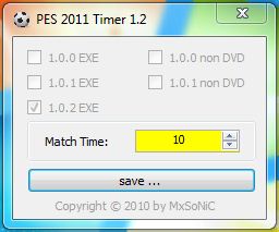 PES 2011 Timer v1.2