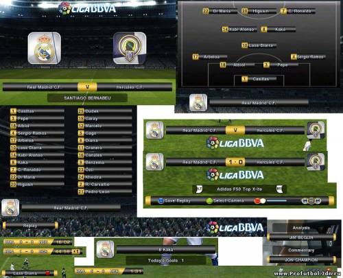 Liga BBVA v4 scoreboard for PES 2011