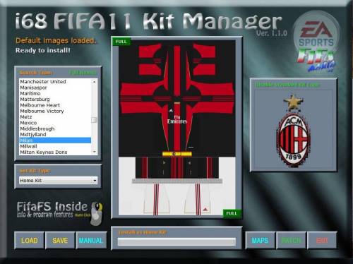 FIFA 11 Kit Manager v.1.1.0