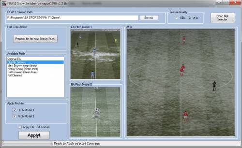 FIFA 11 Snow Switcher & Ball Selector