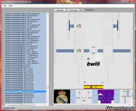 FIFA 11 Texture Editor