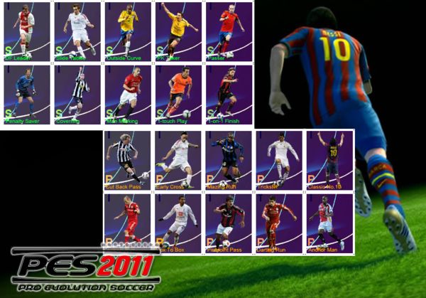 New PES 2011 skills cards