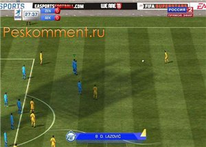 ТВ попапс Россия 2 для FIFA 11