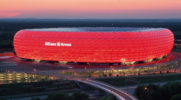 PES 2012 список стадионов