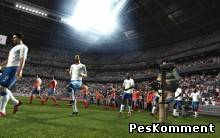 Геймплей PES 2012, матч Расинг - Малага