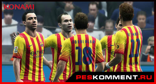 Официально: В PES 2014 Барселона получит лицензию